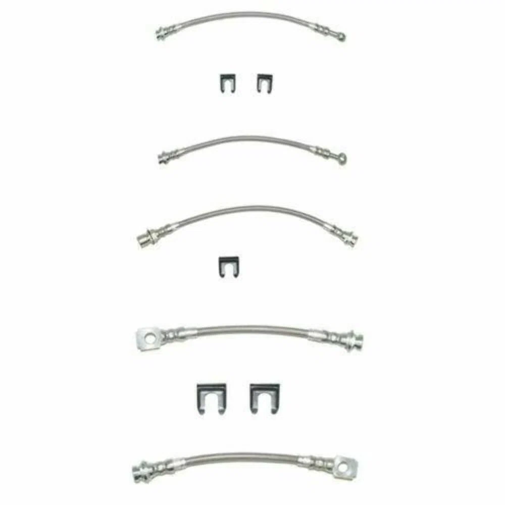 1993-1997 Chevrolet Camaro Complete Brake Hose Kit Braided Stainless HSK0004SS